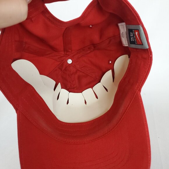 Nike UNLV Red Ball Cap Rebels Las Vegas Hat OS Embroidered UNLV Front - Picture 9 of 10